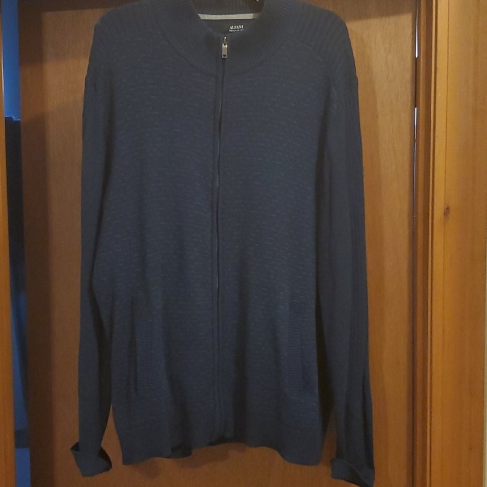 Alfani zip up sweater Mens XL